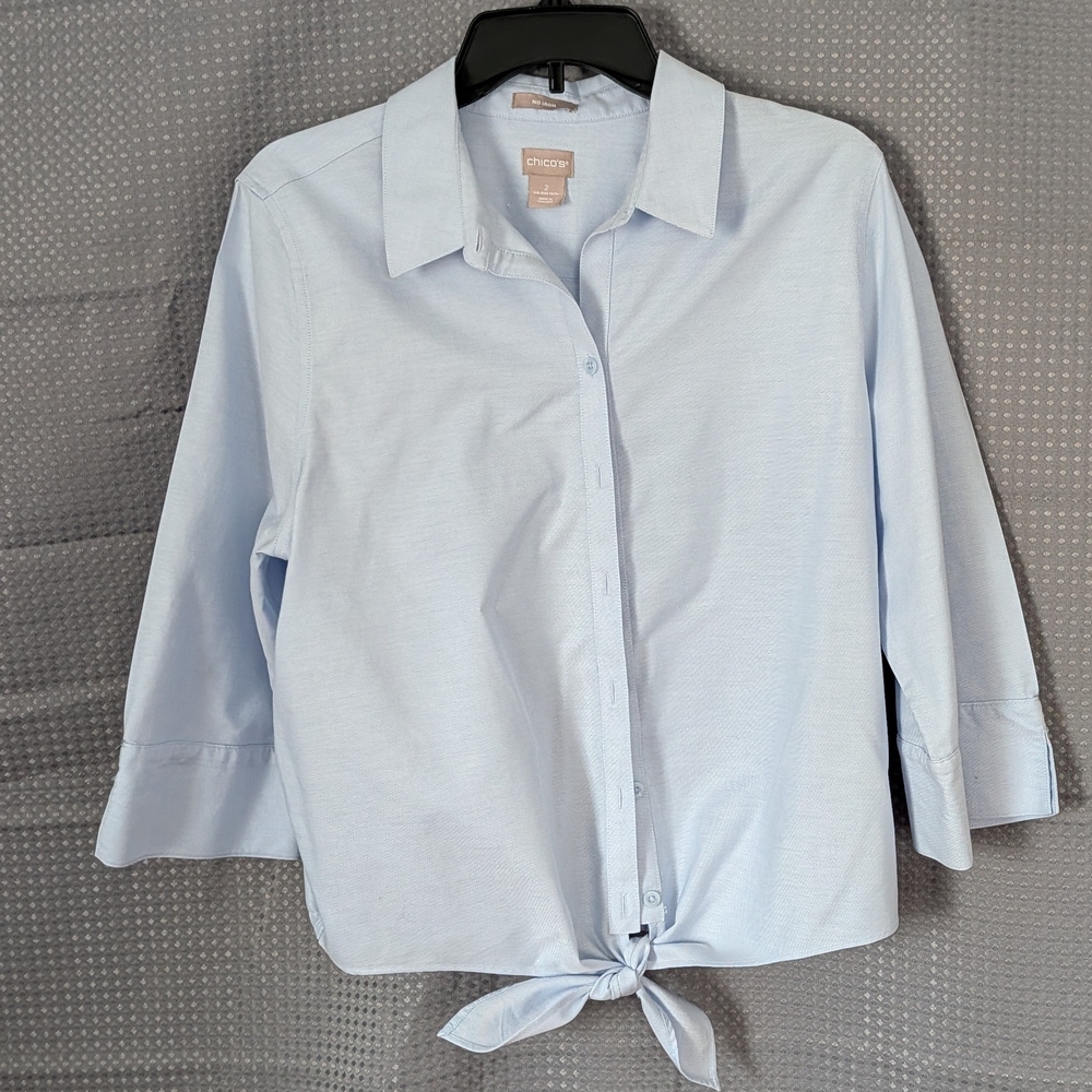 chic Light Blue Women's Top
